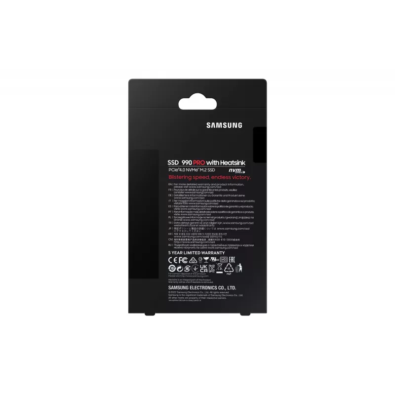 Unidad SSD Samsung 990 Pro 4 TB M.2 PCI Express 4.0 NVMe V-NAND TLC