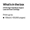 Tóner original HP 81X LaserJet negro de alto rendimiento, 25000 páginas, negro, 1 ud.