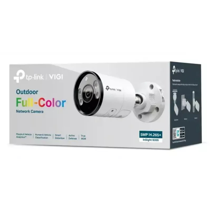 Cámara de seguridad IP TP-Link INSIGHT S355 tipo bala para exterior 2880 x 1620 píxeles pared