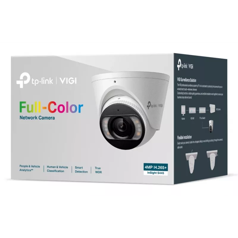 Cámara de vigilancia IP TP-Link INSIGHT S445 tipo torreta para exterior 2688 x 1520 píxeles montaje en techo