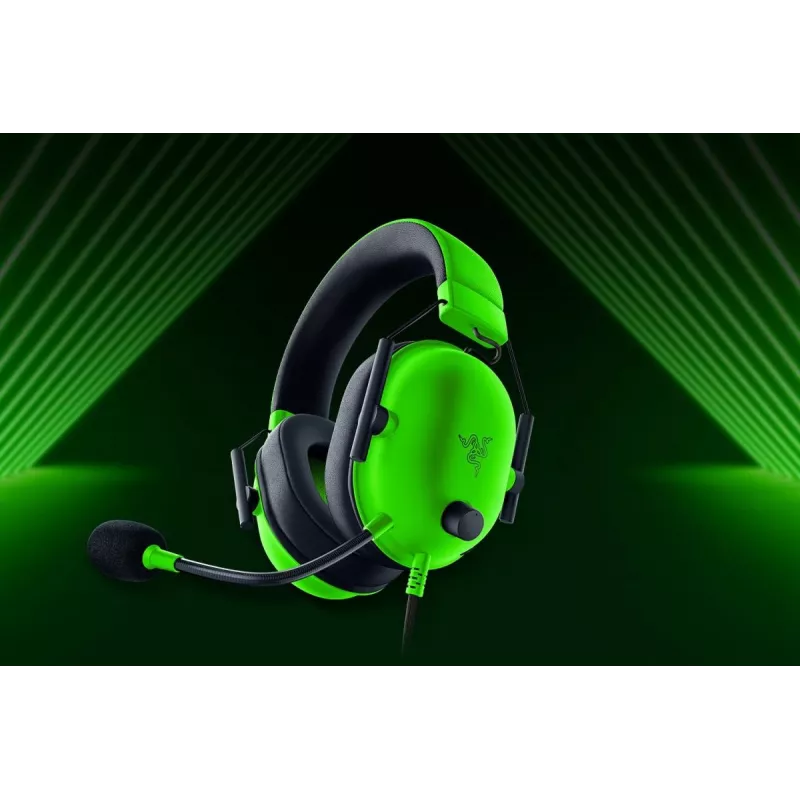 Auriculares gaming con cable Razer BlackShark V2 X — circumaurales, 3,5 mm, cable de 1,3 m, controladores TriForce, sonido envolvente virtual