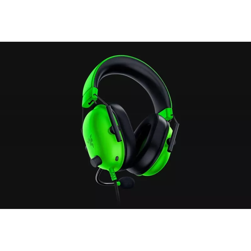 Auriculares gaming con cable Razer BlackShark V2 X — circumaurales, 3,5 mm, cable de 1,3 m, controladores TriForce, sonido envolvente virtual