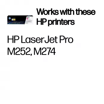 Cartucho de tóner original HP 201A magenta LaserJet