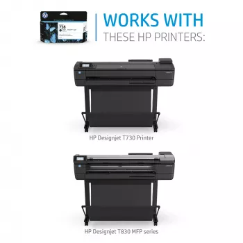 Cartucho de tinta HP 728 130 ml cian DesignJet