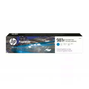 HP 981Y Cartucho Original PageWide de Rendimiento Extra Alto Cian