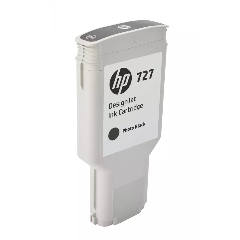 Cartucho de tinta HP 727 300 ml FotoNegro DesignJet