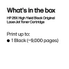HP 26X Tóner Original LaserJet de Alto Rendimiento Negro, 9000 páginas, Negro, 1 ud.