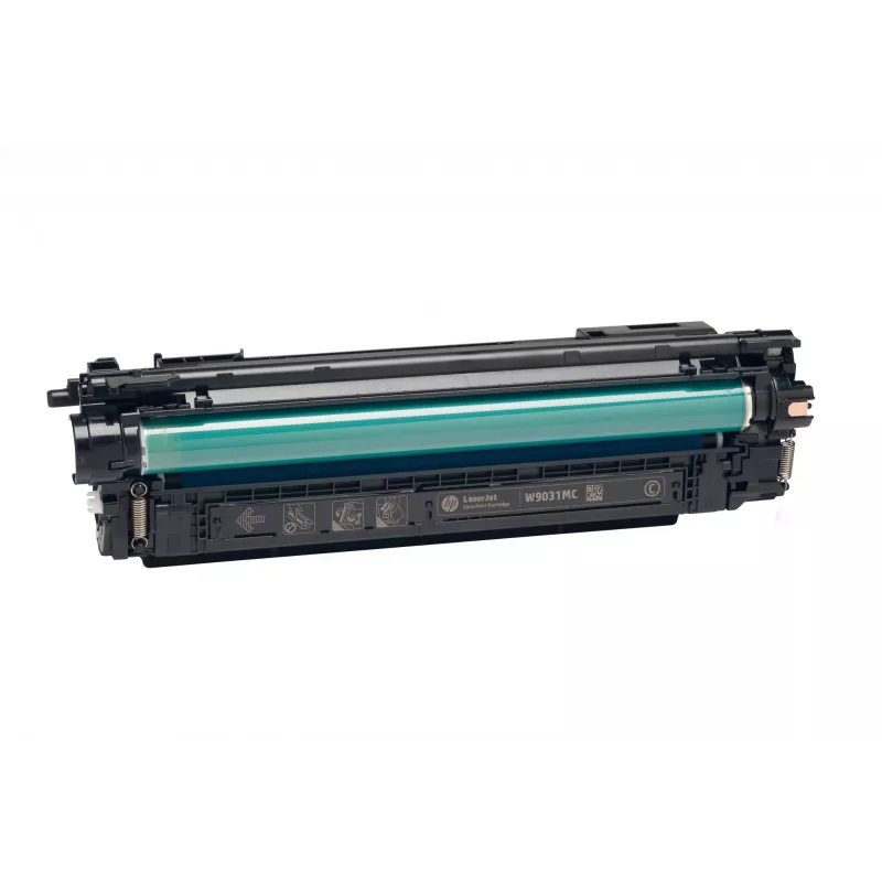 HP 657X Tóner Original LaserJet de Alto Rendimiento Cian, 23000 páginas, Cian, 1 ud.