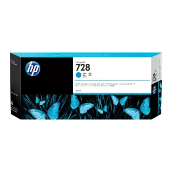 Cartucho de tinta HP 728 300 ml Cyan DesignJet