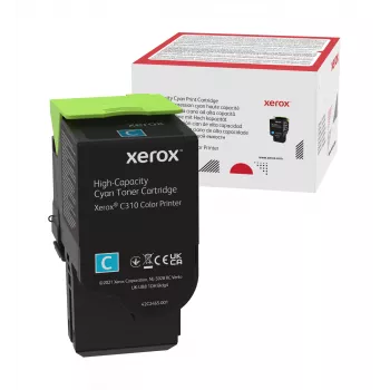Xerox Genuine® C310 Impresora en Color/C315 Impresora Multifunción en Color Cartucho de Tóner Cian de Alta Capacidad (5500 páginas) - 006R04365