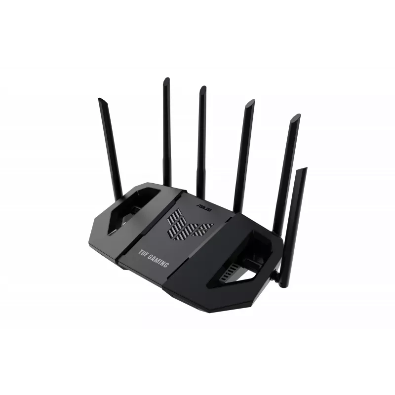 Router inalámbrico ASUS TUF Gaming BE6500 (TUF-BE6500) 2,5 Gigabit Ethernet banda dual (2,4 GHz / 5 GHz) Negro