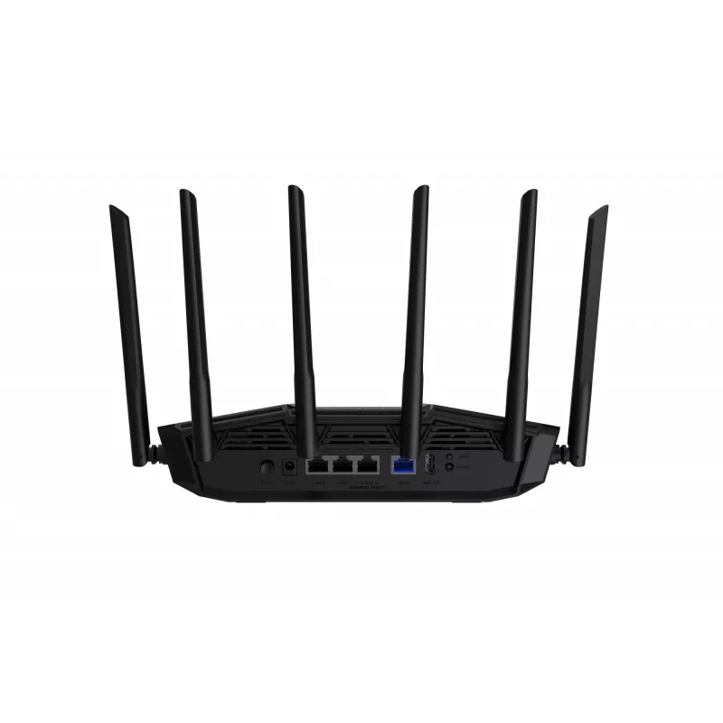Router inalámbrico ASUS TUF Gaming BE6500 (TUF-BE6500) 2,5 Gigabit Ethernet banda dual (2,4 GHz / 5 GHz) Negro