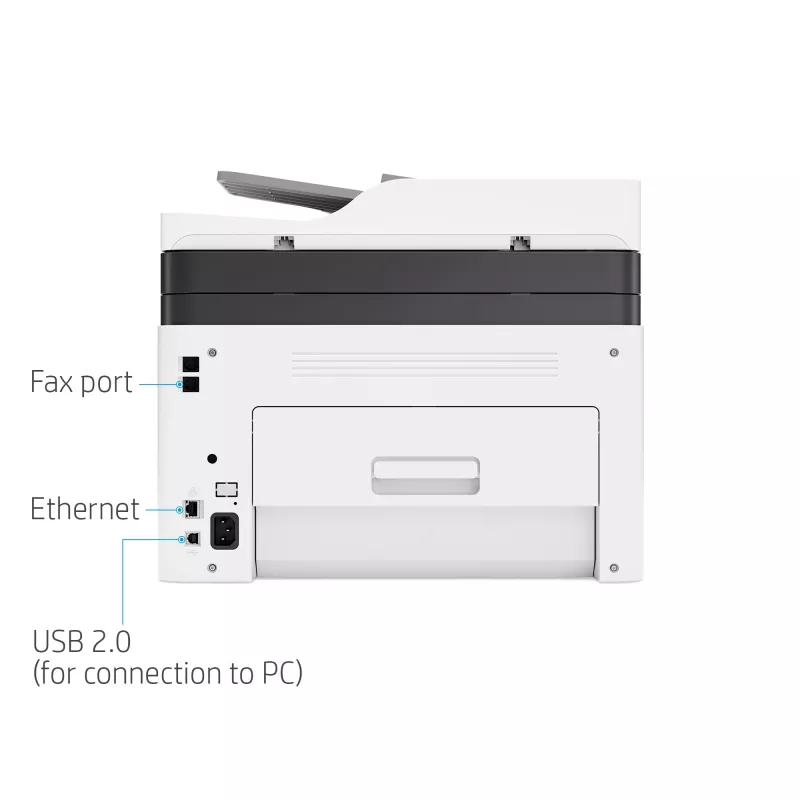 HP Color Laser MFP 179fnw, Láser, Impresión en color, 600 x 600 DPI, A4, Impresión directa, Negro, Blanco