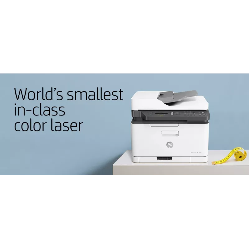 HP Color Laser MFP 179fnw, Láser, Impresión en color, 600 x 600 DPI, A4, Impresión directa, Negro, Blanco