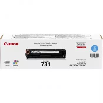 Cartucho de tóner Canon 731 1 unidad Original Cian