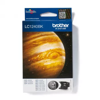 Cartucho de tinta Brother LC1240BK 1 ud. Original Negro