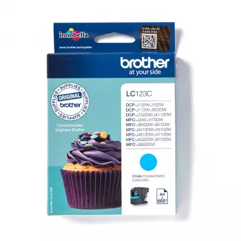 Brother LC123C cartucho de tinta 1 ud. original cian