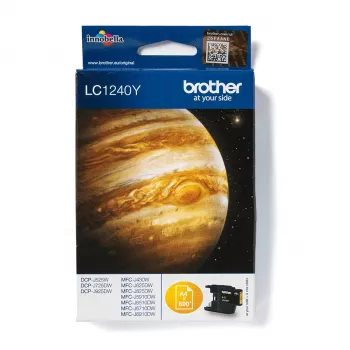 Brother LC-1240Y cartucho de tinta 1 ud. original amarillo