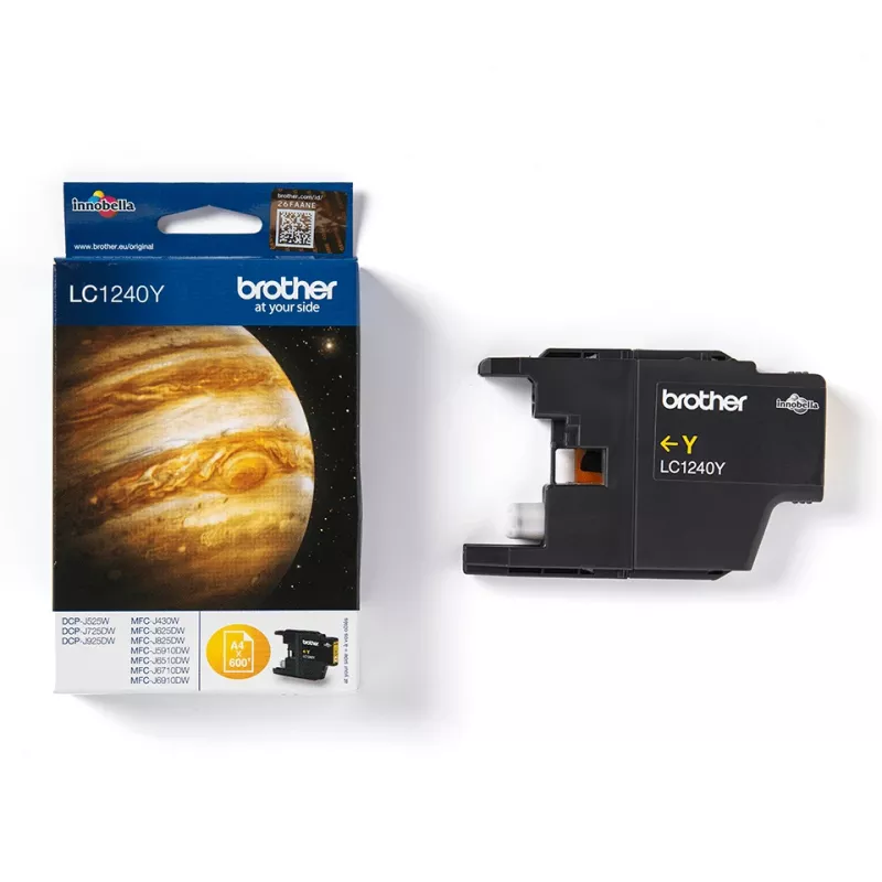 Brother LC-1240Y cartucho de tinta 1 ud. original amarillo