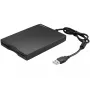 Sandberg unidad de disquete USB, unidad de disquete externa, USB 2.0, 360 rpm, 102 mm, 140 mm, 17 mm