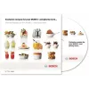 Bosch Styline robot de cocina 900 W 3,9 L acero inoxidable, blanco