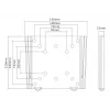Soporte de pared Multibrackets M VESA I negro 50x50 75x75 100x100