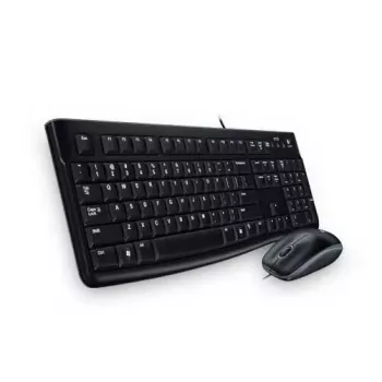Conjunto de teclado y ratón Logitech Desktop MK120