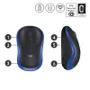 Logitech Wireless Mouse azul 910-002239