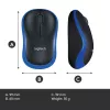 Logitech Wireless Mouse azul 910-002239