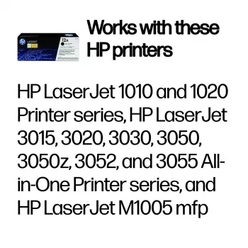 HP 12A tóner LaserJet original negro