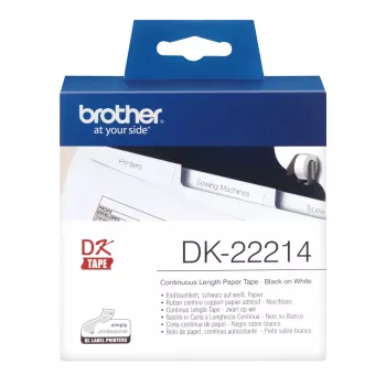Rollo de papel continuo Brother DK22214