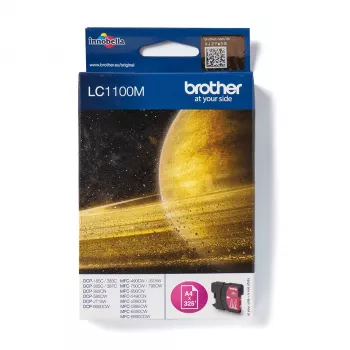 Tóner Brother LC-1100M rojo 325 páginas (5,5 ml) DCP385,585,715,MFC290,490,615