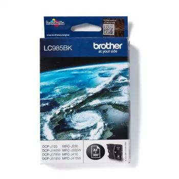 Tóner Brother LC985BK, 1 ud., original, negro
