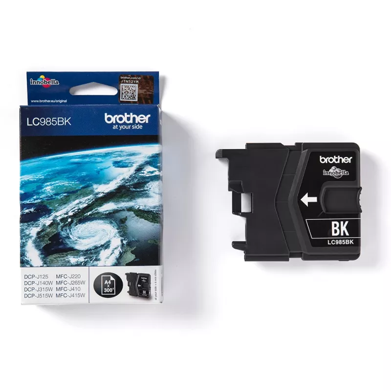 Tóner Brother LC985BK, 1 ud., original, negro