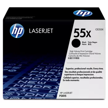 Tóner original LaserJet HP 55X de alto rendimiento negro, 12500 páginas, negro, 1 ud.