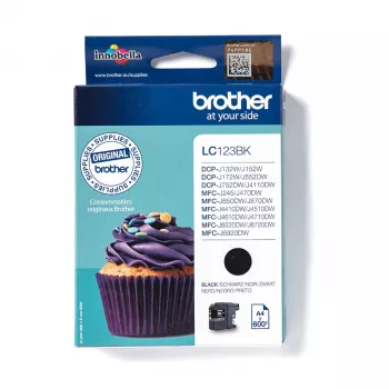 Tóner Brother LC123BK 1 ud. original negro