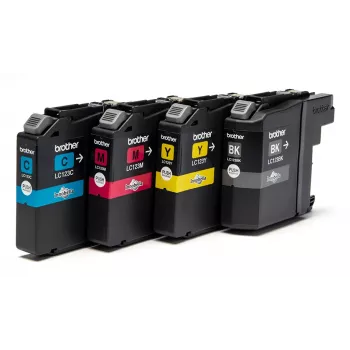 Tóner Brother LC-123VALBP 4 uds. original negro, cian, magenta, amarillo