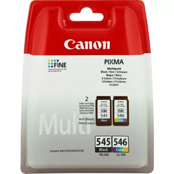 Tóner Canon PG-545/CL-546 BK/C/M/Y multipack