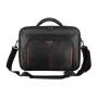 Targus Classic+ bolsa para portátil Clamshell de 14 pulgadas, negra/roja CN414EU