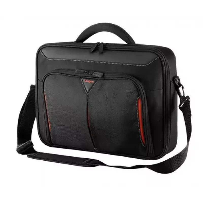Targus Classic+ bolsa para portátil Clamshell de 18 pulgadas, negra/roja CN418EU
