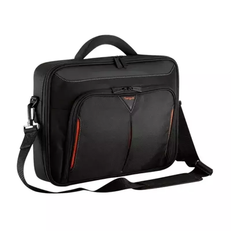 Targus Classic+ bolsa para portátil Clamshell de 18 pulgadas, negra/roja CN418EU