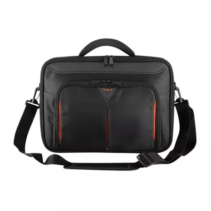 Targus Classic+ bolsa para portátil Clamshell de 18 pulgadas, negra/roja CN418EU