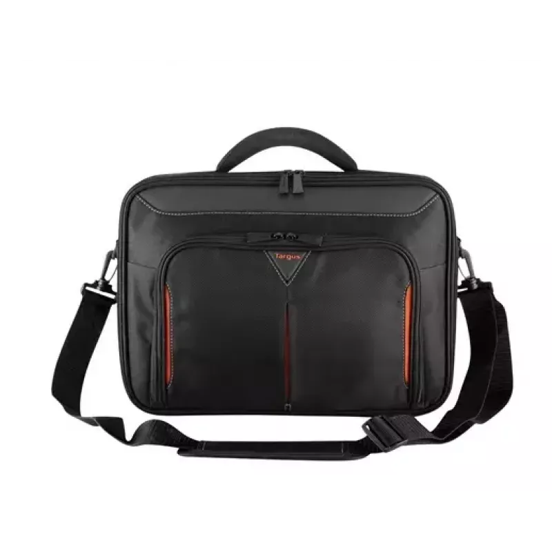 Targus Classic+ bolsa para portátil Clamshell de 18 pulgadas, negra/roja CN418EU