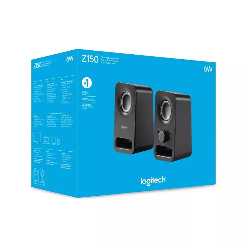 Altavoces multimedia Logitech Z150, 5 W
