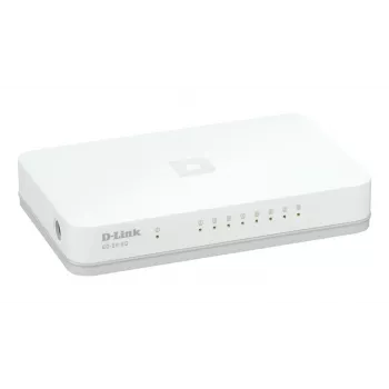 Switch de red D-Link GO-SW-8G/E no gestionado Gigabit Ethernet (10/100/1000) blanco