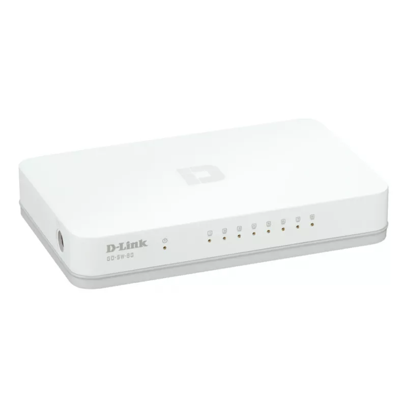 Switch de red D-Link GO-SW-8G/E no gestionado Gigabit Ethernet (10/100/1000) blanco