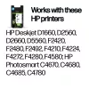 Tóner HP 300 pack de 2 negro/tricolor original, negro, cian, magenta, amarillo, tinta pigmentada, tinta colorante, 2 uds., 200 páginas, 165 páginas