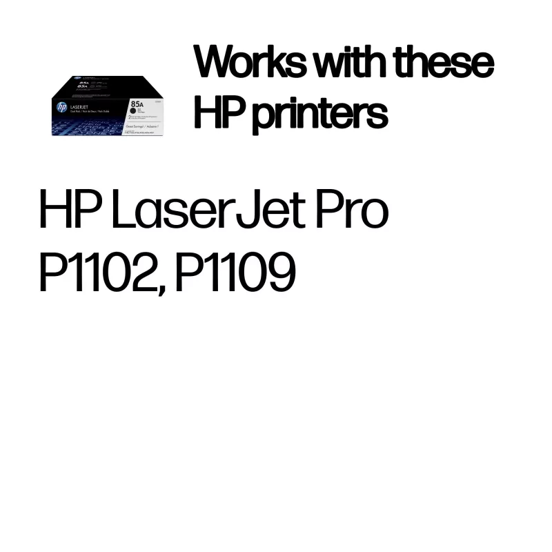 Tóner HP 85A pack de 2 negro original para LaserJet