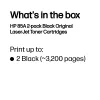 Tóner HP 85A pack de 2 negro original para LaserJet