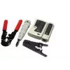 Set de herramientas de preparación de cables LOGILINK WZ0012 — herramientas para RJ45 y RJ11 (pelacables, crimpadora, cortadora)